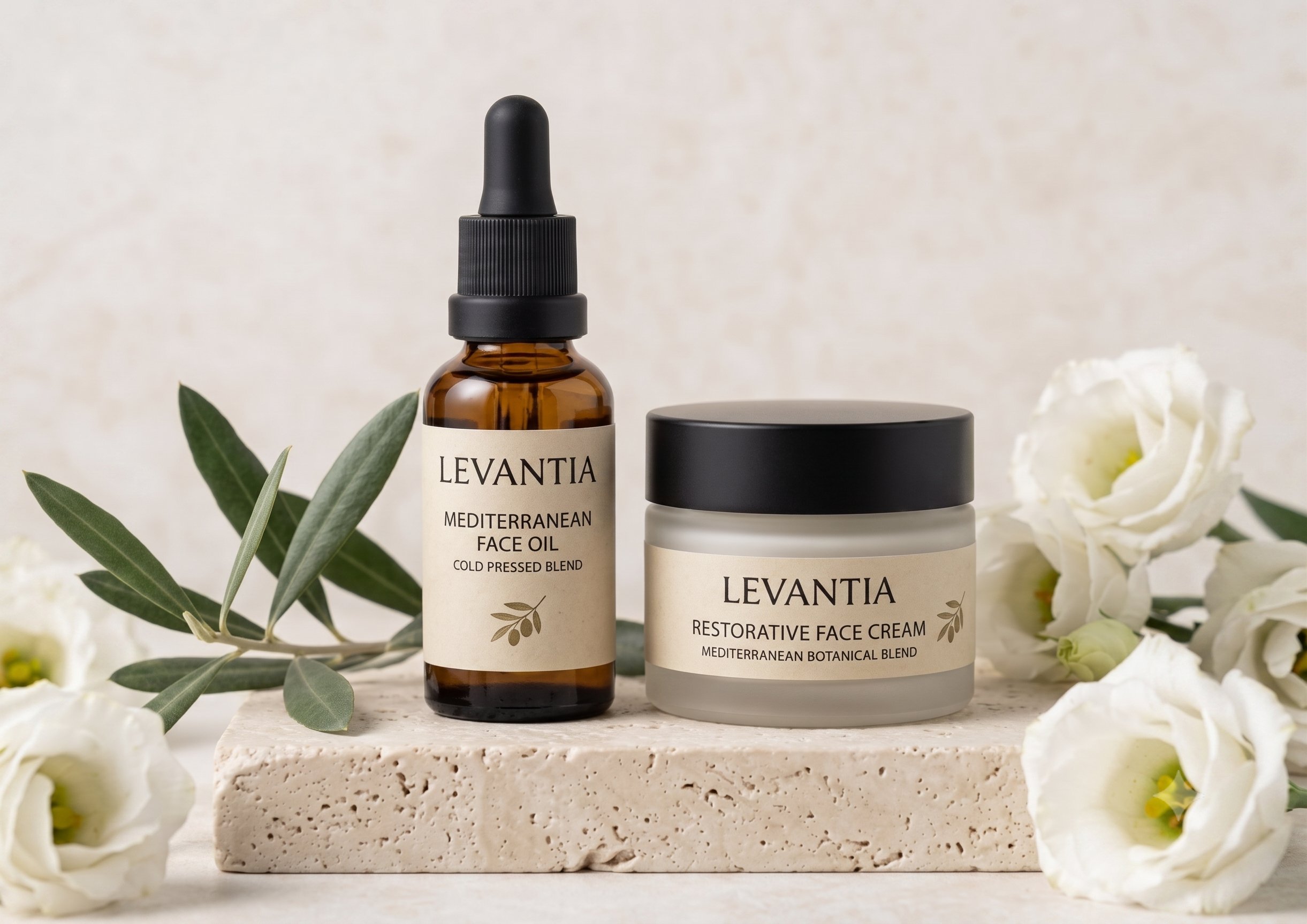 Levantia Botanical Blend Cream and Oil